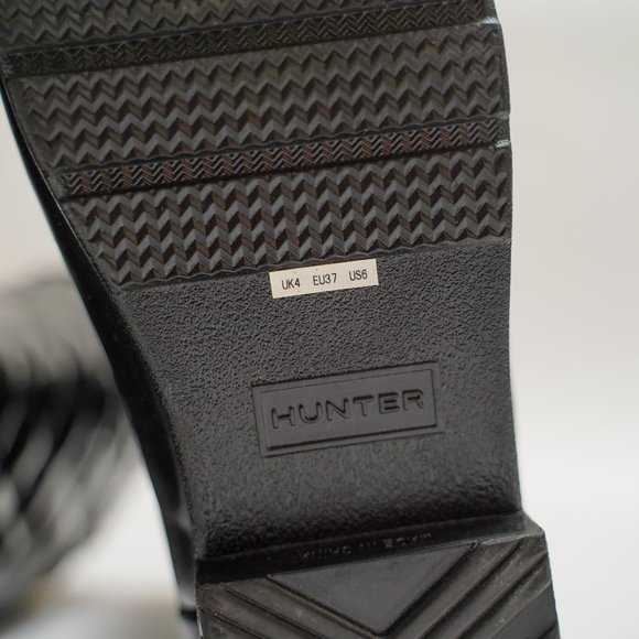 Hunter Refined Quilted Gloss Rain Boots NWOT - Picture 8 of 10